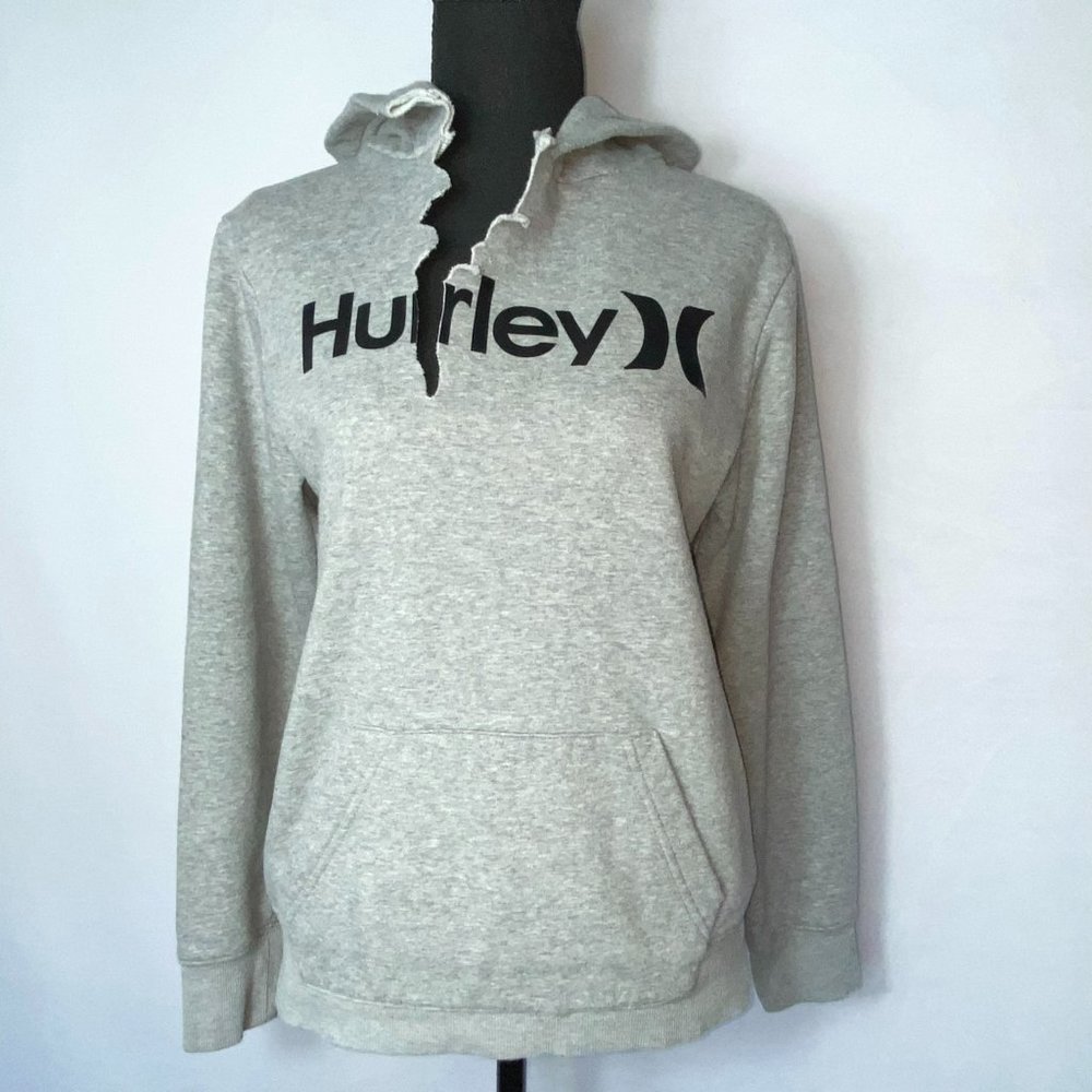 Hurley Hoodie Cut Ripped Neck Size Large (14/16)